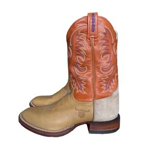 VTG Tony Lama Mens Leather Western Cowboy Boots